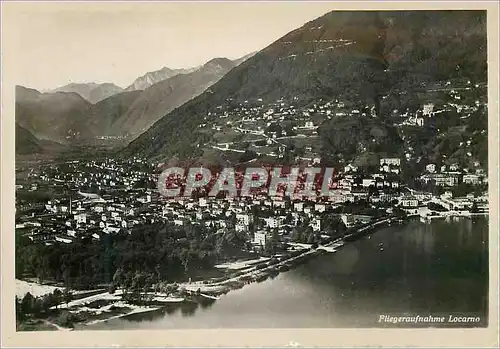 Cartes postales moderne Fliegeraufhahme Locarno