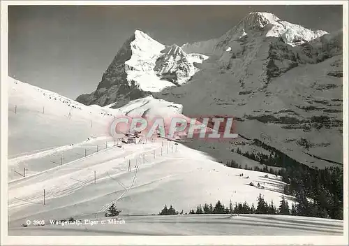 Cartes postales moderne Wengernalp elger u Manch