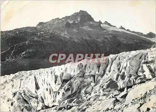 Moderne Karte Montagnes Grotte du glacier du Rhone