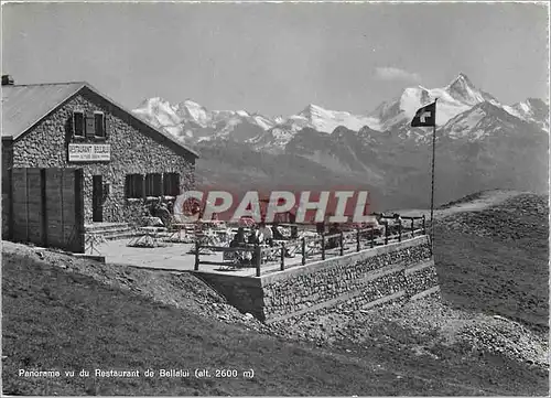 Cartes postales moderne Panorama vu du Restaurant de Bellalui
