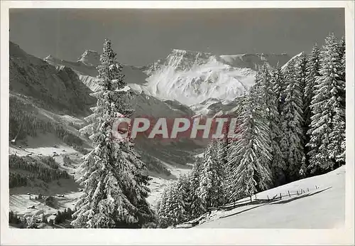 Moderne Karte Bei Adelboden