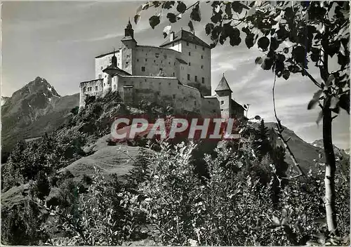 Moderne Karte Schloss Tarasp (Unterengadin)