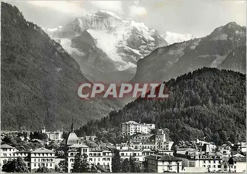 Moderne Karte Interlaken mit Jungfrau