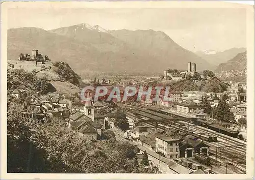Cartes postales moderne Bellinzona Veduta generale