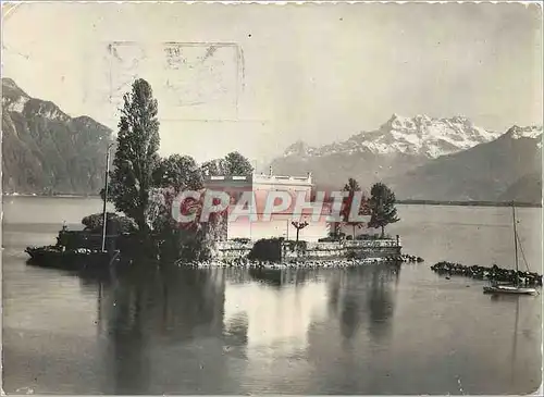 Cartes postales moderne Ile de Salgnon et les Dents du Midi