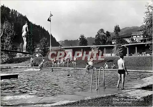 Moderne Karte Steg Fichenthal Schwimmbad