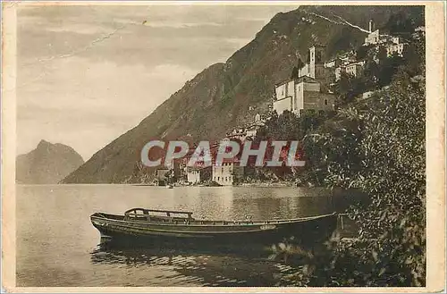 Cartes postales moderne Lago di Lugano Albogasio e Monte San Salvatore