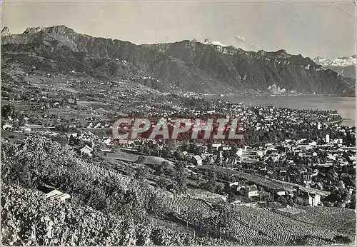 Cartes postales moderne Vevey et Rochers de Naye