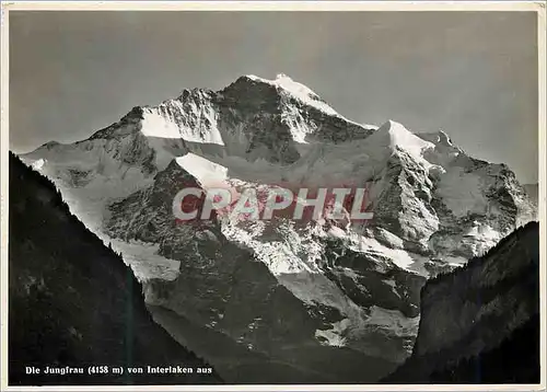 Cartes postales moderne Jungfrau von Interlaken aus