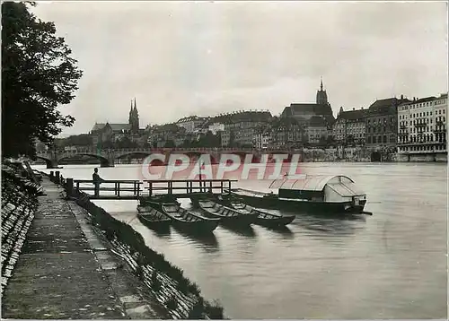 Cartes postales moderne Basel Mittlere Rheinbrucke
