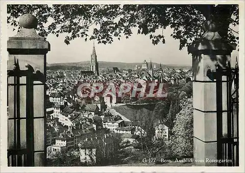 Cartes postales moderne Bern Ausblick vom Rosengarten