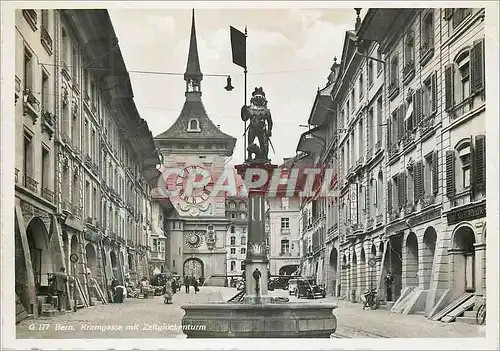 Cartes postales moderne Bern Grand Rue et la Tour d'Horloge