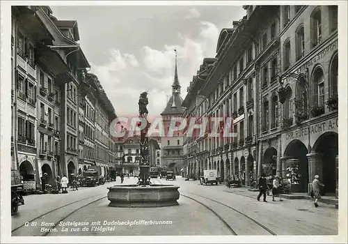 Cartes postales moderne Bern La rue de l'Hopital