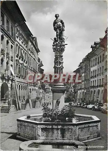 Cartes postales moderne Bern La fontaine de la Justice