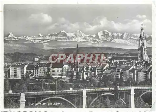 Cartes postales moderne Bern et les Alpes
