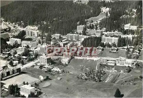 Cartes postales moderne Crans s Sierre Vue aerienne