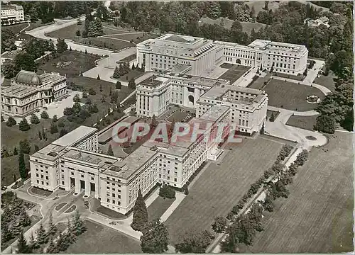 Cartes postales moderne Geneve Palais des Nations Vue aerienne