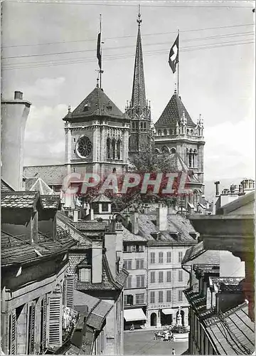 Cartes postales moderne Geneve Les Tours de St Pierre