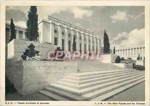 Cartes postales moderne Geneve S d N Facade principale et terrasse