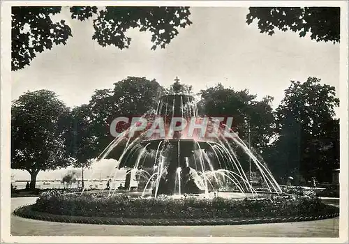 Cartes postales moderne Geneve Fontaine de la Promenade du Lac