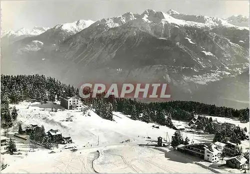 Cartes postales moderne Montana-Vermala Hotel du Parc et du Lac avec les Alpes Valaisannes