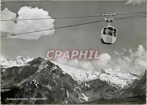 Cartes postales moderne Montana-Vermala Telepherique