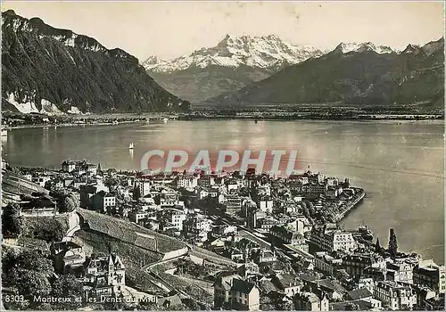 Cartes postales moderne Montreux et les Dents du Midi