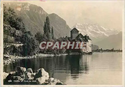 Cartes postales moderne Montreux Chillon et Dents-du-Midi