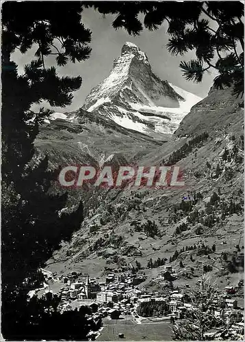 Cartes postales moderne Zermatt mit Matterhorn