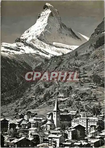 Cartes postales moderne Zermatt mit Matterhorn
