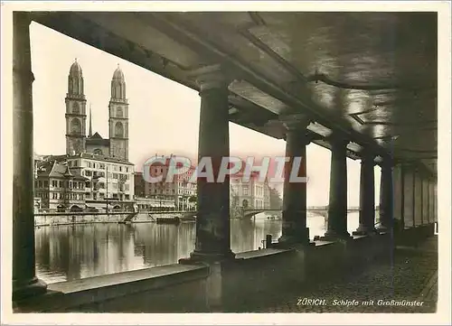 Cartes postales moderne Zurich Schipfe mit Grobmuster