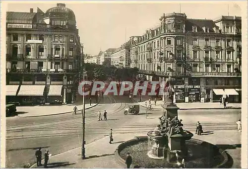 Moderne Karte Zurich Bahnhofplatz