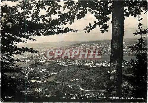 Cartes postales moderne Zurich Ausblick von der Fetsenegg