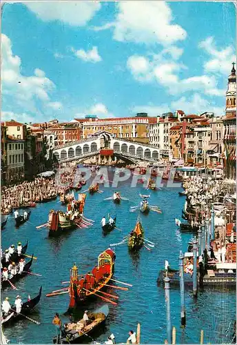 Cartes postales moderne Venezia Canal Grande La Regate