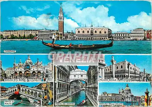 Cartes postales moderne Venezia Salutation de Venise
