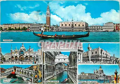 Moderne Karte Venezia Salutation de Venise