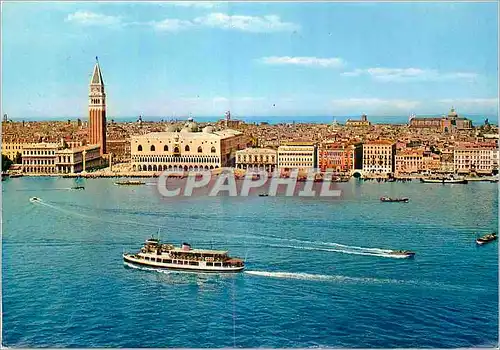 Cartes postales moderne Venezia Bassin de Saint-Marc panorama