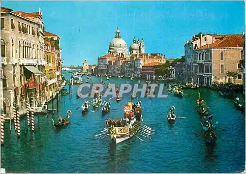 Cartes postales moderne Venezia Fetes populaires a Venise regale historique