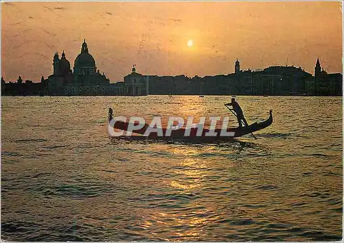 Cartes postales moderne Venezia Couchant sur le Bassin Saint-Marc