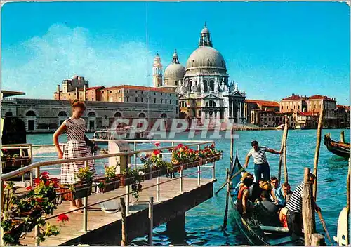 Cartes postales moderne Venezia de nuit Palais Ducal