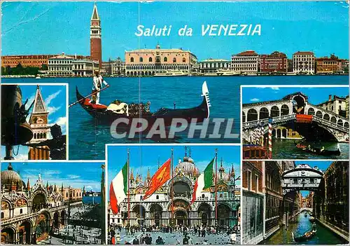 Cartes postales moderne Venezia Pont des Soupirs