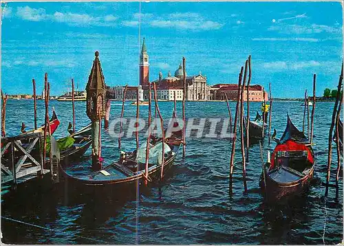 Cartes postales moderne Venezia Basilique de Saint-Marc (nocturne)