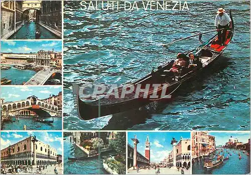 Cartes postales moderne Venezia S Marcuala Trajet et Fondaco dei Tuichi