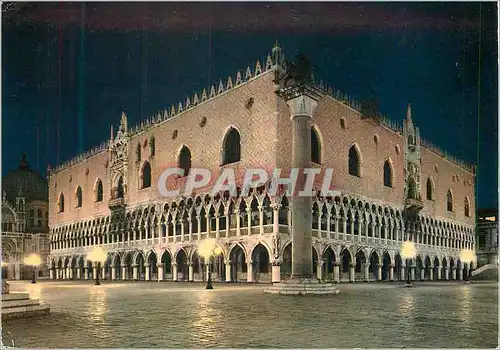 Cartes postales moderne Venezia de nuit Palais Ducal