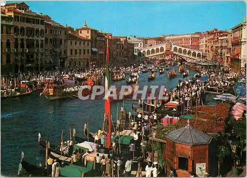 Moderne Karte Venezia Grand Channel Historic Regatta