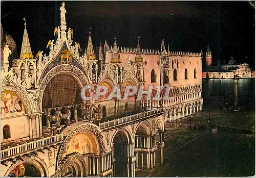 Cartes postales moderne Venezia Basilique de Saint-Marc Palais Ducal