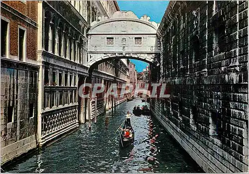 Moderne Karte Venezia Pont des Soupirs