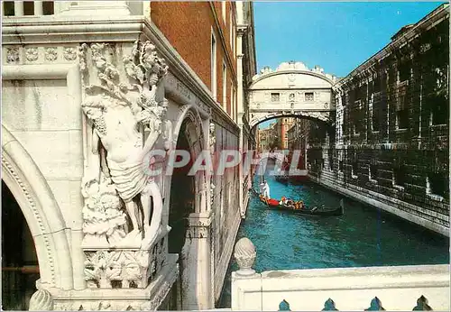 Moderne Karte Venezia Pont des Soupirs