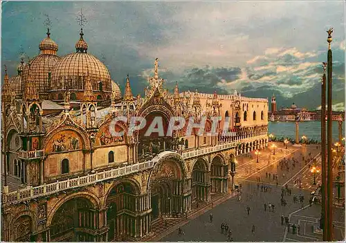 Cartes postales moderne Venezia Basilique de Saint-Marc Aube