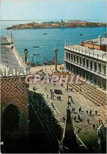 Moderne Karte Venezia Piazzetta et Bassin Saint-Marc